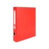 Modulo liderpapel 3 archivadores folio 2 anillas mixtas 40mm rojo