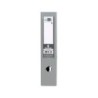 Archivador de palanca liderpapel folio documenta forrado pvc con rado lomo 75mm gris compresor metalico