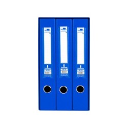 Modulo liderpapel 3 archivadores folio 2 anillas mixtas 40mm azul