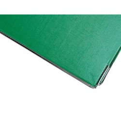 Archivador de palanca liderpapel folio documenta forrado pvc con rado lomo 75mm verde compresor metalico