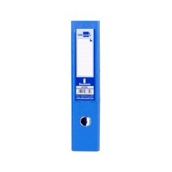 Archivador de palanca liderpapel folio documenta forrado pvc con rado lomo 75mm azul compresor metalico