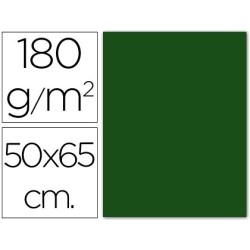 Cartulina guarro verde abeto 50x65 cm 180 gr