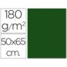 Cartulina guarro verde abeto 50x65 cm 180 gr