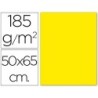 Cartulina guarro amarillo canario 50x65 cm 185 gr