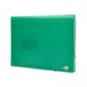 Carpeta liderpapel clasificador fuelle 32113 polipropileno din a4 verde transparente 13 departamentos