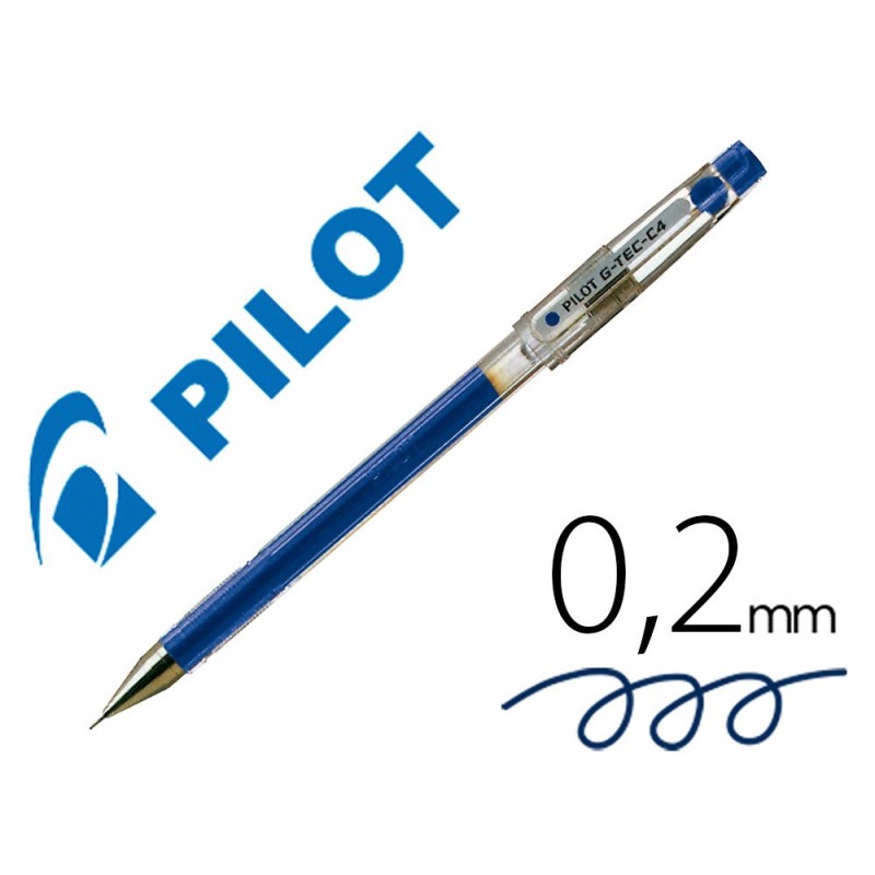 Boligrafo pilot punta aguja g-tec-c4 azul