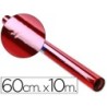Papel celofan liderpapel rollo rojo 0,60 x 10 mt