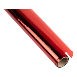 Papel celofan liderpapel rollo rojo 0,60 x 10 mt