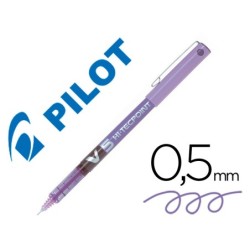 Rotulador pilot punta aguja v-5 violeta 0.5 mm