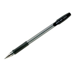 Boligrafo pilot bps-gp negro sujecion de caucho tinta base de aceite con capuchon