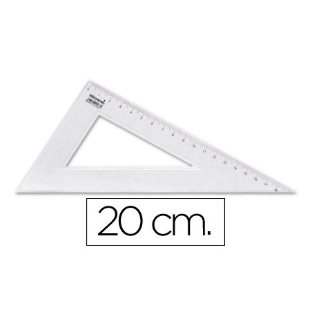 Cartabon liderpapel 20 cm plastico cristal