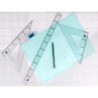 Regla liderpapel plastico cristal 60 cm