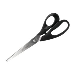 Tijera oficina q-connect inoxidable 8\ 20 cm blister