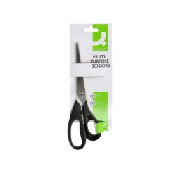 Tijera oficina q-connect inoxidable 8\ 20 cm blister