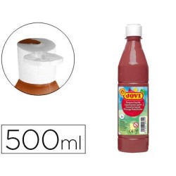 Tempera liquida jovi escolar 500 ml marron