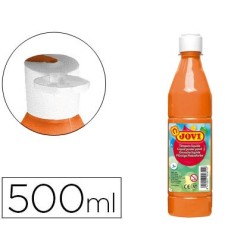Tempera liquida jovi escolar 500 ml naranja