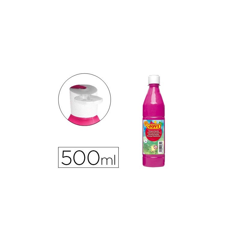 Tempera liquida jovi escolar 500 ml magenta