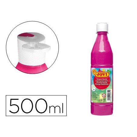 Tempera liquida jovi escolar 500 ml magenta