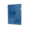 Carpeta liderpapel dossier uñero 44002 polipropileno din a4 azul 20 hojas