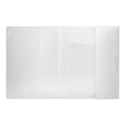 Carpeta liderpapel gomas solapas 34964 polipropileno din a4 transparente translucido