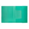 Carpeta liderpapel gomas solapas 34963 polipropileno din a4 verde translucido