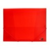 Carpeta liderpapel gomas solapas 34960 polipropileno din a4 rojo translucido