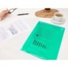Carpeta liderpapel dossier broche 34043 polipropileno din a4 verde transparente 50 hojas