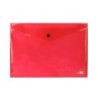 Carpeta liderpapel dossier broche 34040 polipropileno din a4 roja transparente 50 hojas