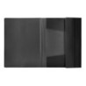 Carpeta liderpapel gomas solapas 38725 polipropileno din a4 negro opaco
