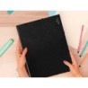 Carpeta liderpapel gomas solapas 38725 polipropileno din a4 negro opaco