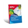 Etiqueta adhesiva apli 1281 210x297 mm fotocopiadora laser ink-jet caja con 100 hojas din a4