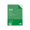 Recambio liderpapel a4 100 hojas 60g/m2 cuadro 4 mm con margen 16 taladros
