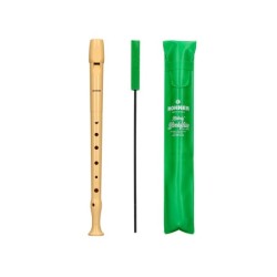 Flauta hohner 9508 color marfil funda verde