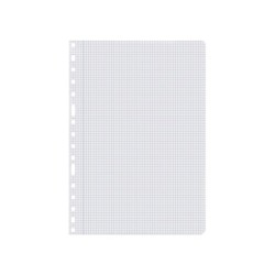 Recambio liderpapel a4 100 hojas 60g/m2 cuadro 4 mm con margen 16 taladros