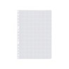 Recambio liderpapel a4 100 hojas 60g/m2 cuadro 4 mm con margen 16 taladros