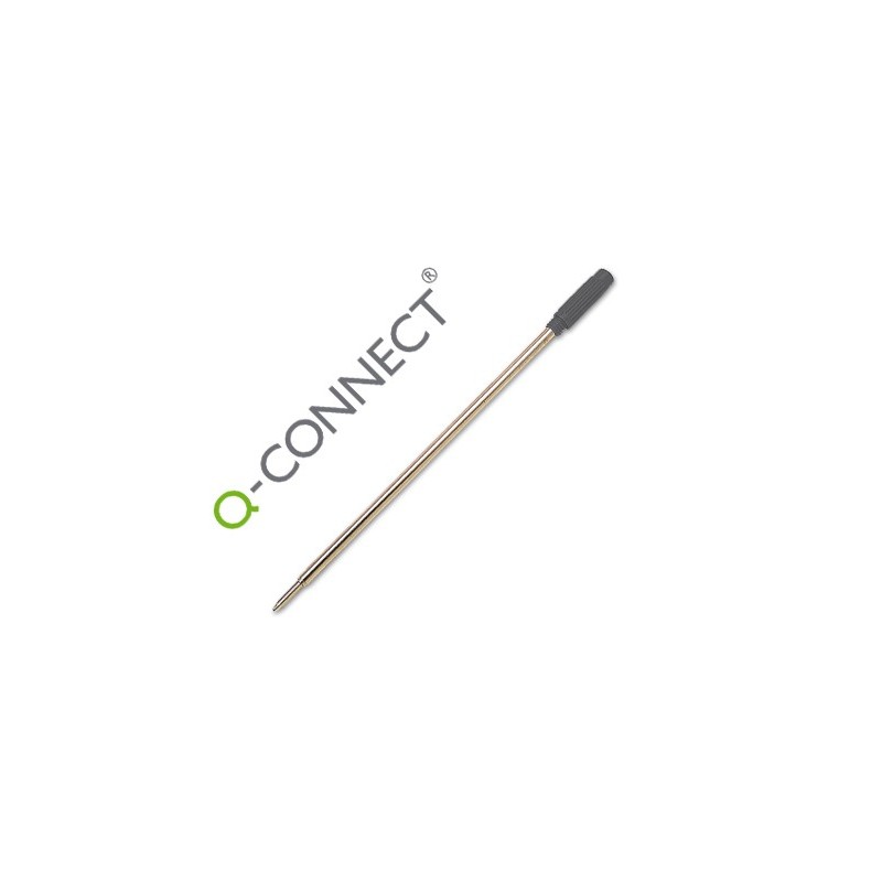 Recambio boligrafo q-connect tipo cross negro