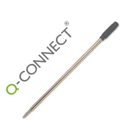 Recambio boligrafo q-connect tipo cross negro