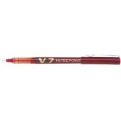 Rotulador pilot punta aguja v-7 rojo 0.7 mm