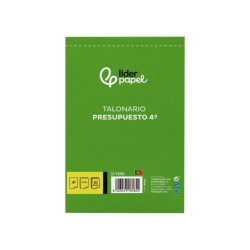 Talonario liderpapel presupuesto cuarto original y copia t230