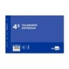 Talonario liderpapel entregas cuarto original y 2 copias t329 apaisado