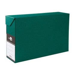 Caja transferencia liderpapel folio lomo 118 mm color verde 390x118x260 mm
