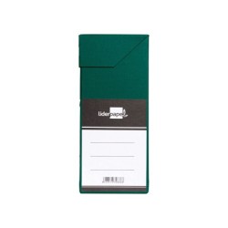 Caja transferencia liderpapel folio lomo 118 mm color verde 390x118x260 mm