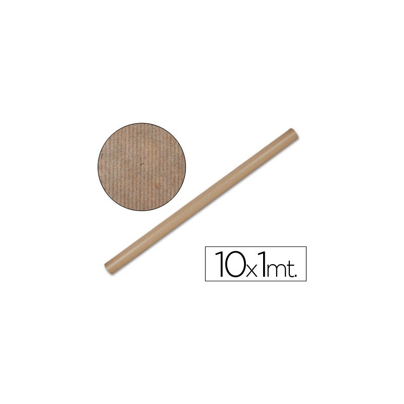 Papel kraft liderpapel marron rollo 10x1 mt