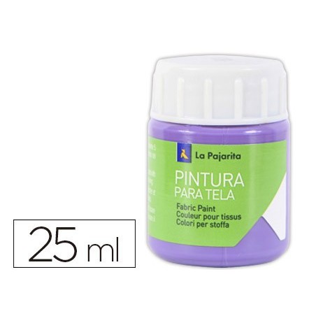 Pintura para tela la pajarita lila 25 ml