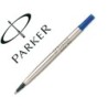 Recambio rotulador roller parker 0.5 azul