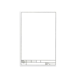 Papel dibujo liderpapel 210x297mm 150g/m2 con cajetin