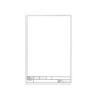 Papel dibujo liderpapel 210x297mm 150g/m2 con cajetin