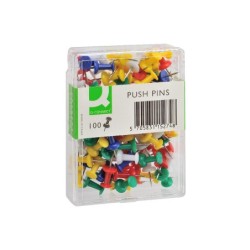 Señalizador de planos q-connect caja de 100 unidades colores surtidos