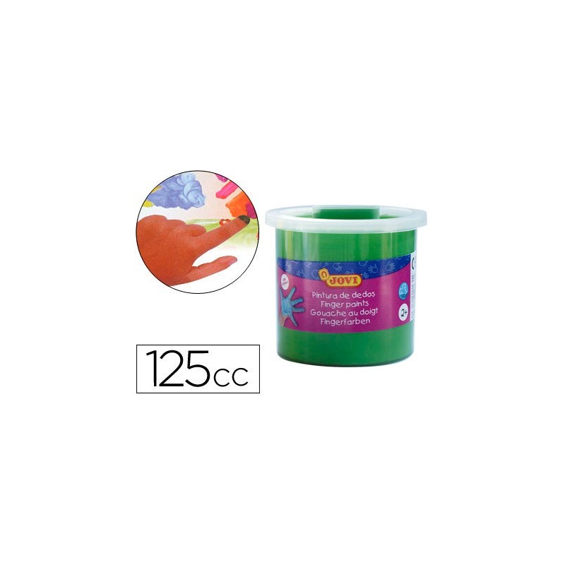 Pintura a dedos jovi 125 cc verde