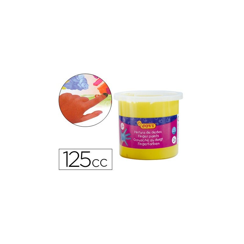 Pintura a dedos jovi 125 cc amarillo